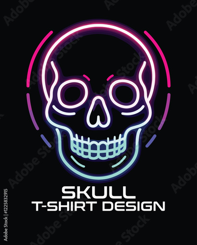 Skull Vector T Shirt Design