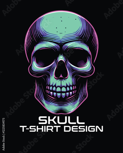 Skull Vector T Shirt Design