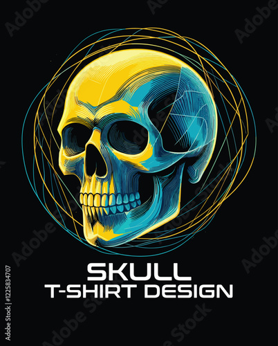 Skull Vector T Shirt Design