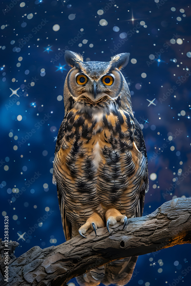 The Night Watcher: Symbolic Representation of Wisdom through an Owl The Night Watcher: Symbolic Representation of Wisdom through an Owl