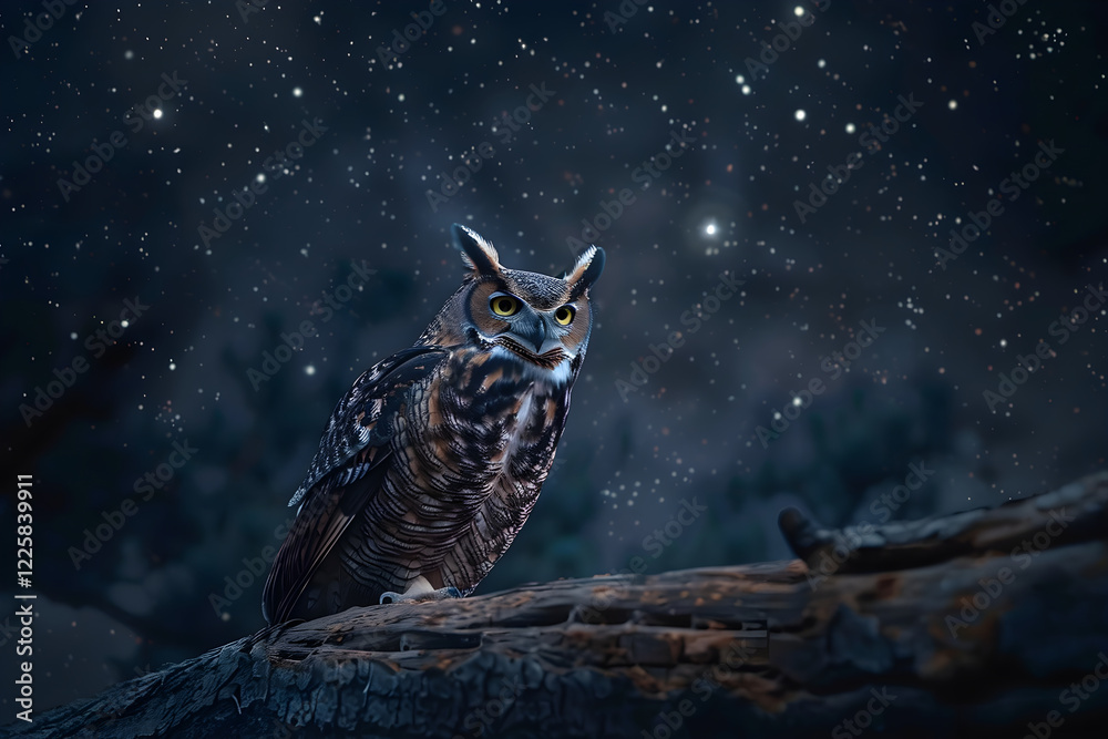The Night Watcher: Symbolic Representation of Wisdom through an Owl The Night Watcher: Symbolic Representation of Wisdom through an Owl