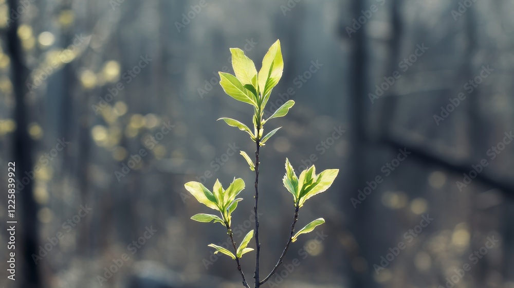 Spring season  planting young trees for a thriving garden and sustainable environment