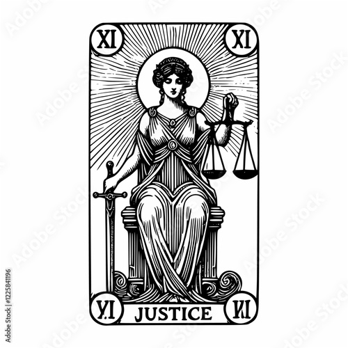 The Justice Tarot Card: Truth and Consequences