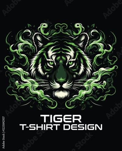 Photography Tiger Vector T Shirt Design