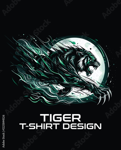 Photography Tiger Vector T Shirt Design