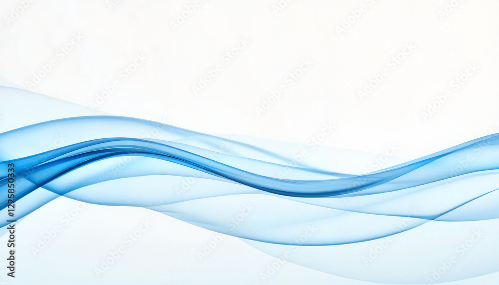 Abstract blue wave pattern on light background Abstract blue wave pattern on light background