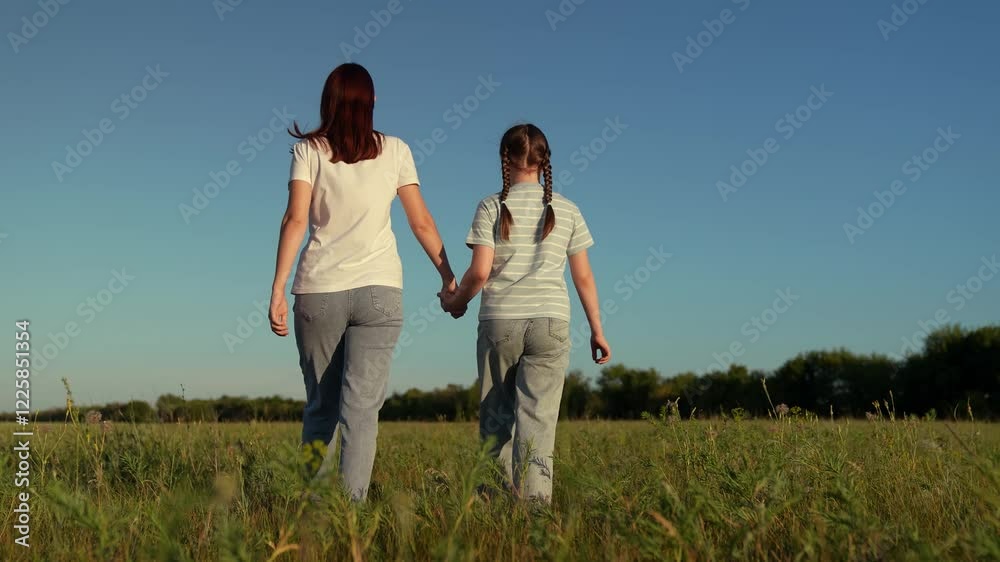 child girl daughter holding mother hand walking field nature, Mother daughter walking field, Family bonding nature, Holding hands countryside, Mother child enjoying sunny day, Morning stroll grass child girl daughter holding mother hand walking field nature, Mother daughter walking field, Family bonding nature, Holding hands countryside, Mother child enjoying sunny day, Morning stroll grass
