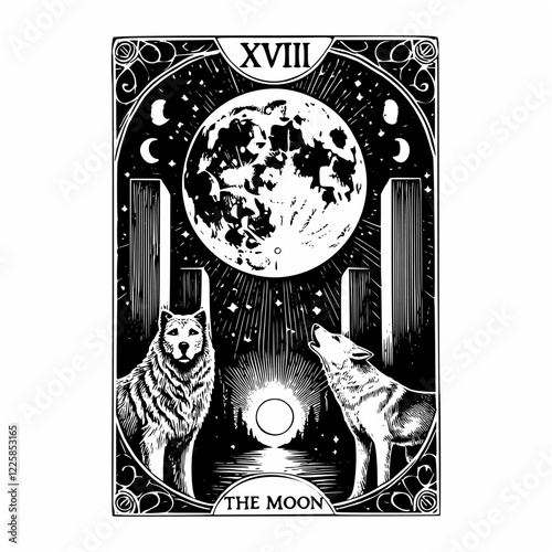 The Moon Tarot Card Symbolism