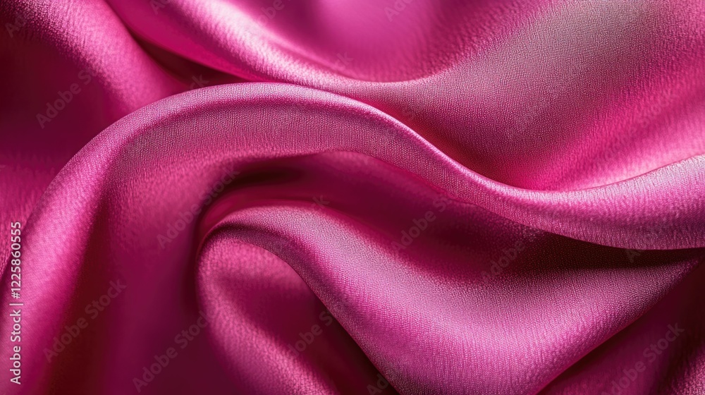 Obraz premium Pink Satin Fabric with Textured Surface