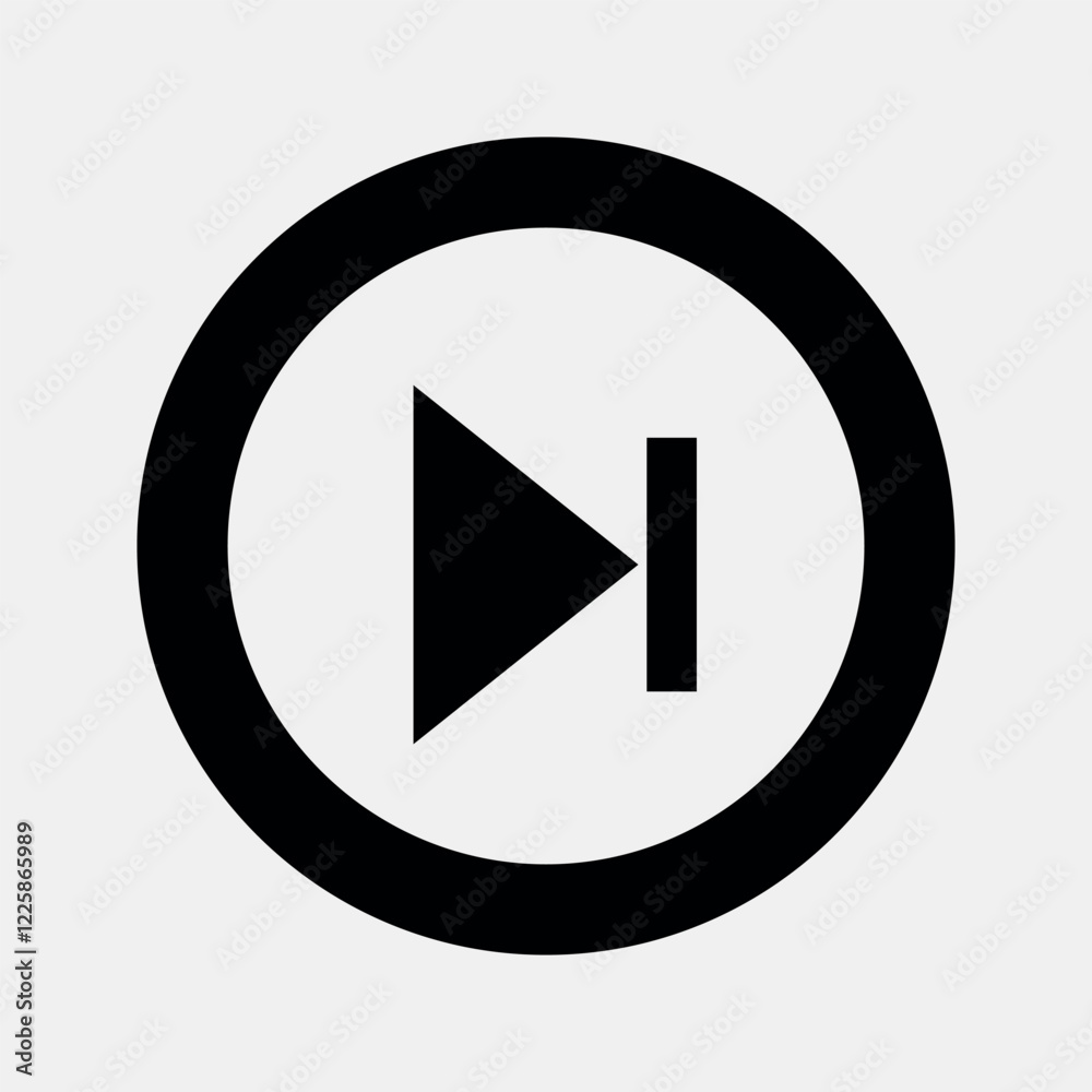 Multimedia Forward icon vector illustration Multimedia Forward icon vector illustration