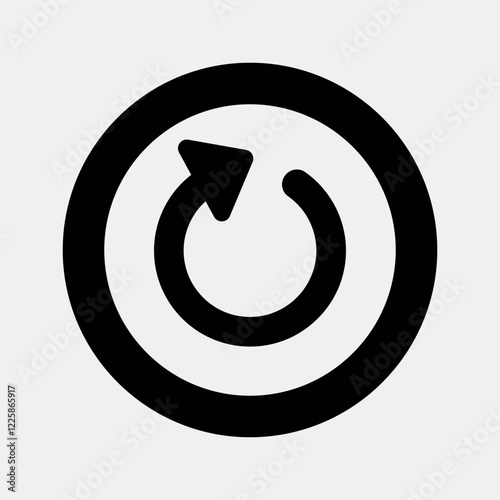 Multimedia Replay icon vector illustration