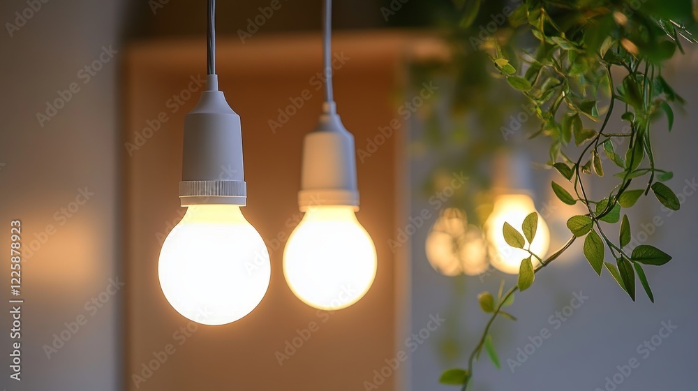 Green Energy Concepts. Wireless Light Bulb surrounded by Green Leaf form as Sign of Lights On. Carbon Neutral and Emission ,ESG for Clean Energy. Sustainable Resources, Renewable and Environmental Green Energy Concepts. Wireless Light Bulb surrounded by Green Leaf form as Sign of Lights On. Carbon Neutral and Emission ,ESG for Clean Energy. Sustainable Resources, Renewable and Environmental