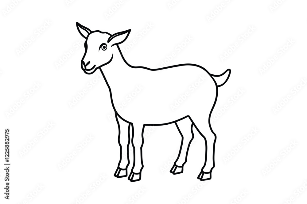 Fototapeta premium animals outline vector