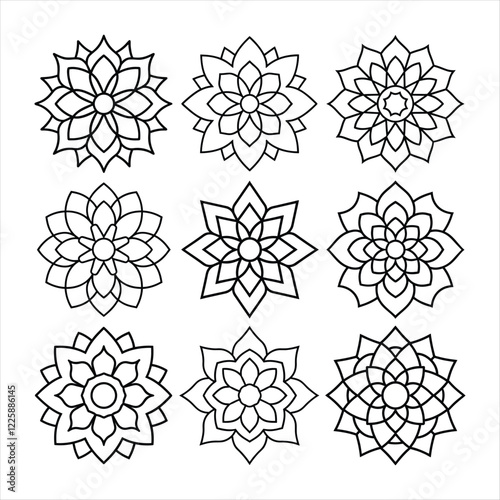 mandala art vector