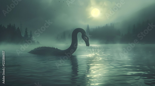 Mysterious Night on Okanagan Lake: The Legend of the Ogopogo Sea Monster photo