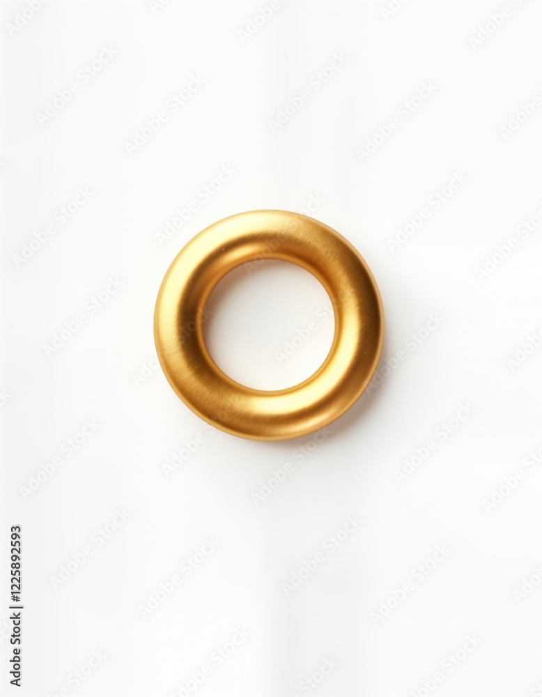 Golden grommet isolated on white background. Round design element perfect for various interior decor applications. Elegant decorative item suitable for posters, banners, curtains window treatments. Golden grommet isolated on white background. Round design element perfect for various interior decor applications. Elegant decorative item suitable for posters, banners, curtains window treatments.