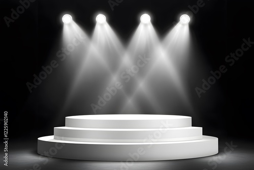 stage with spotlight