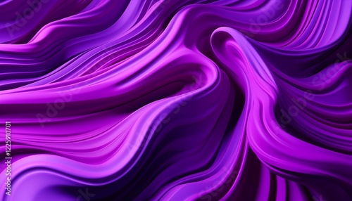 Wallpaper Mural purple wave line Torontodigital.ca