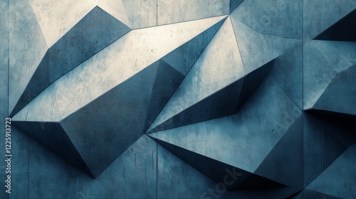 Wallpaper Mural Abstract Geometric Concrete Wall Design Torontodigital.ca
