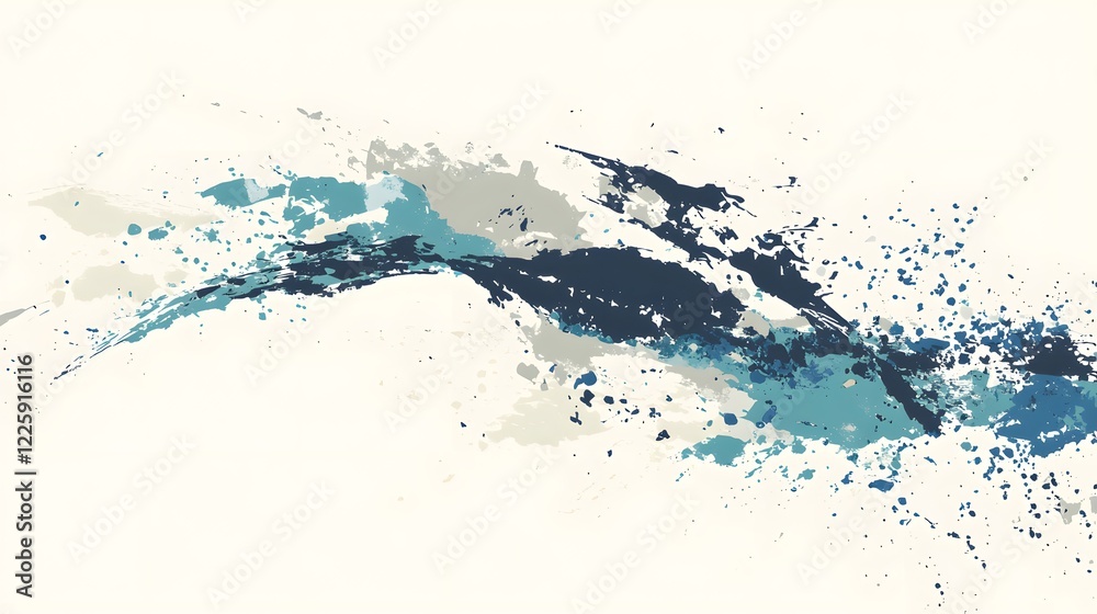 Abstract Blue and Gray Paint Splatter Background Abstract Blue and Gray Paint Splatter Background