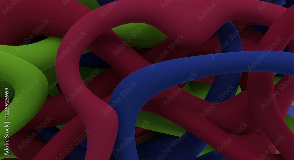 Abstract Colorful Pipes: A vibrant, mesmerizing display of interwoven, colorful pipes create a visually intriguing and dynamic composition. Abstract Colorful Pipes: A vibrant, mesmerizing display of interwoven, colorful pipes create a visually intriguing and dynamic composition.