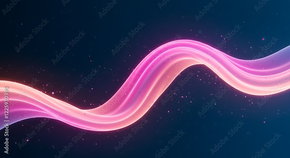Abstract glowing pink neon waves. Fluid dynamic design. Smooth colorful. Abstract glowing pink neon waves. Fluid dynamic design. Smooth colorful.