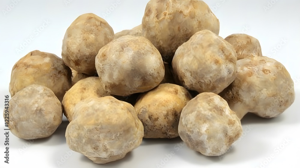 Fototapeta premium Gourmet Delicacy Pile of Fresh White Truffles