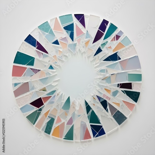 Shattered Glass Glitter background