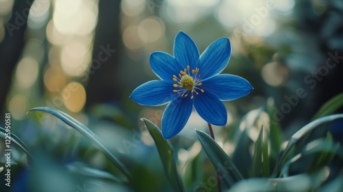 A lovely patch of bluets blossoming along the Blue Ridge Parkway photo