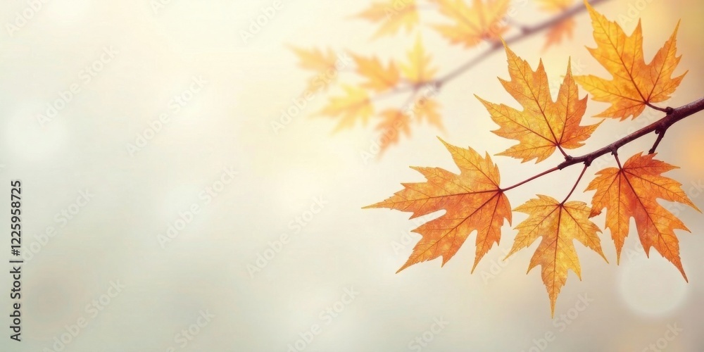 Autumnal Branch with Golden Leaves, a Serene Nature Image Perfect for Seasonal Designs and Fall-Themed Projects Autumnal Branch with Golden Leaves, a Serene Nature Image Perfect for Seasonal Designs and Fall-Themed Projects