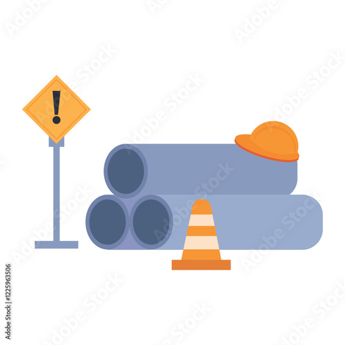 Construction materials isolated