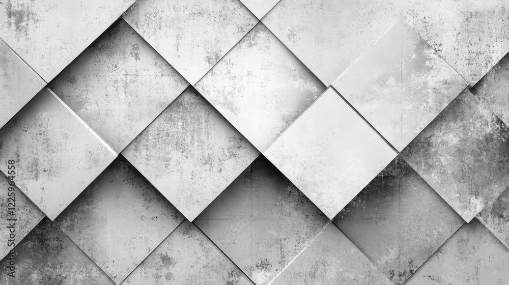 Abstract Grey Geometric Square Pattern Design Abstract Grey Geometric Square Pattern Design