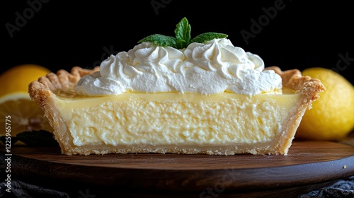 A Creamy Slice of Lemon Pie Delight photo