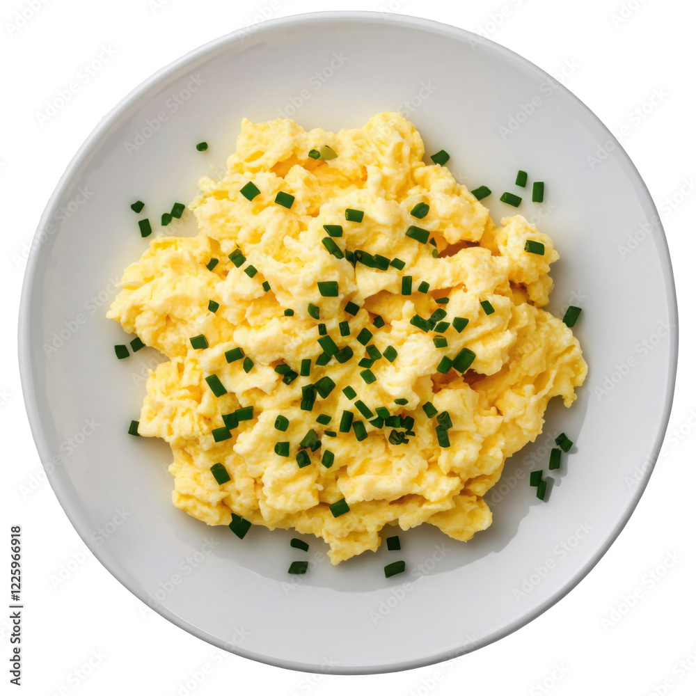 Scrambled eggs isolated on transparent background Scrambled eggs isolated on transparent background