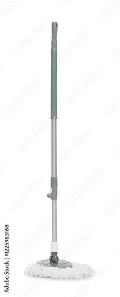 String mop isolated on white. Cleaning equipment String mop isolated on white. Cleaning equipment
