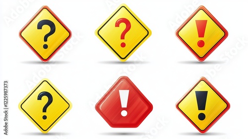 Free Download Vector set of caution warning signs, including danger symbols and exclamation mark icons, all isolated for clear visibility and easy use in safety-related designs. - GFXLoad