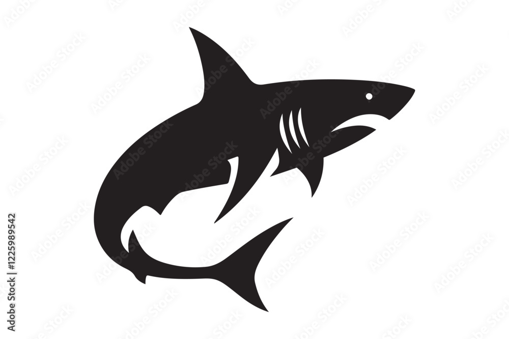Fototapeta premium shark silhouette
