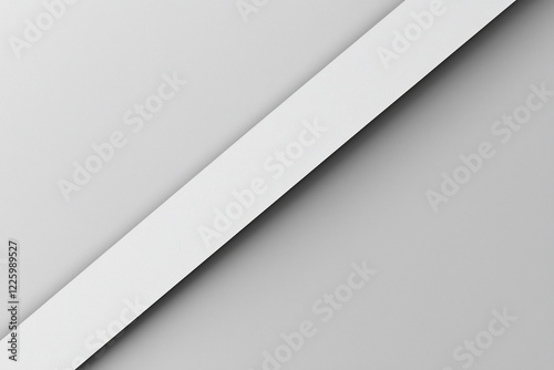 Minimalistic design featuring a diagonal white strip on a soft gray background, ideal for modern aesthetics