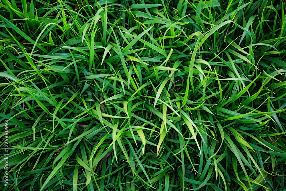 Dense and vibrant carpet of green grass creates a lush and verdant natural backdrop Dense and vibrant carpet of green grass creates a lush and verdant natural backdrop