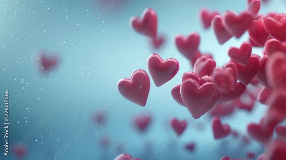 Celebrate love with enchanting red flying hearts, turning Valentines Day into a magical and romantic experience. Celebrate love with enchanting red flying hearts, turning Valentines Day into a magical and romantic experience.