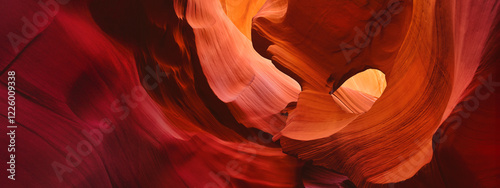 panoramic antelope canyon in arizona - travel concept