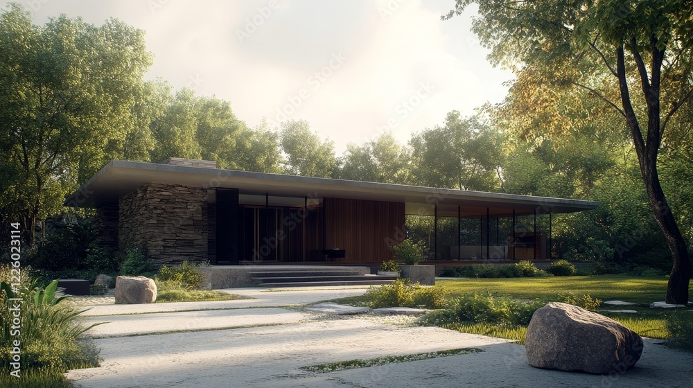 Fototapeta premium house in the woods