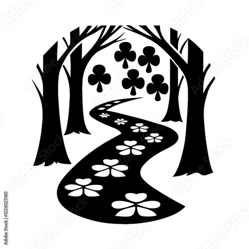 Clover path icon
