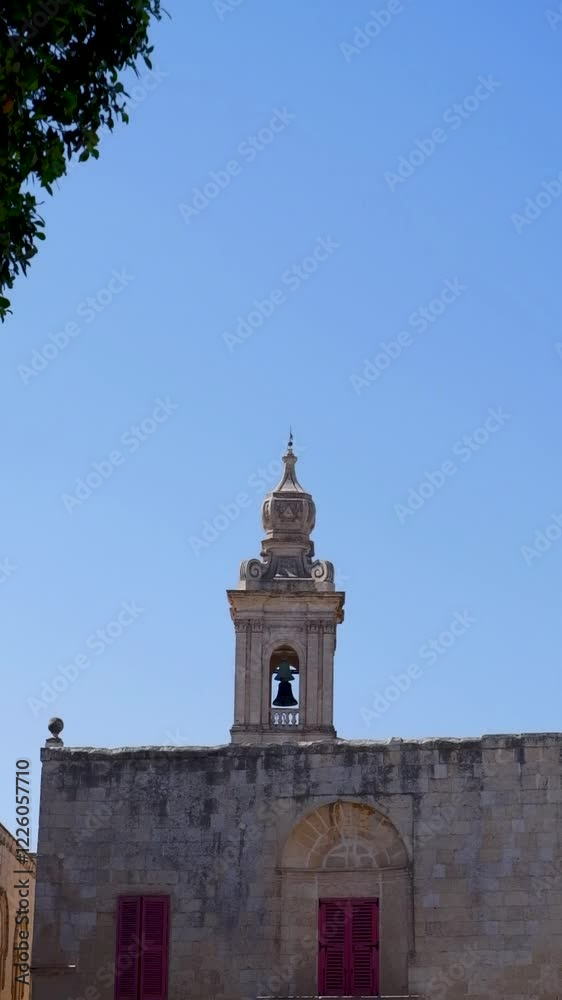 The tiny, beautiful old streets of Mdina Old capital of the state of Malta. Europe. Sunny summer The tiny, beautiful old streets of Mdina Old capital of the state of Malta. Europe. Sunny summer