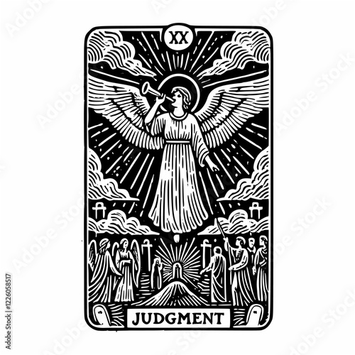 Tarot Concept: The Judgment and Spiritual Rebirth