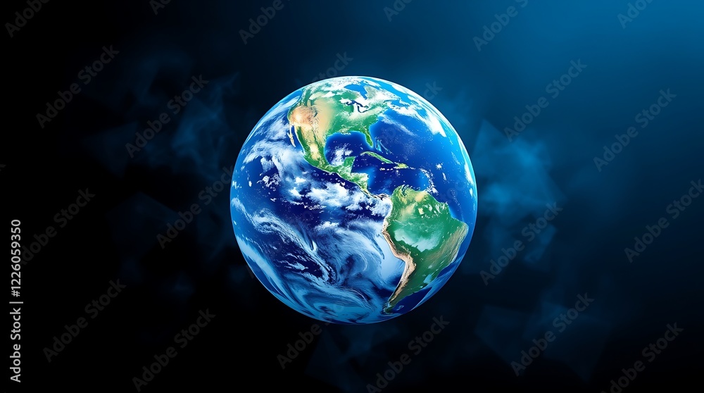Obraz premium Stunning Earth Globe Image High Resolution Wallpaper