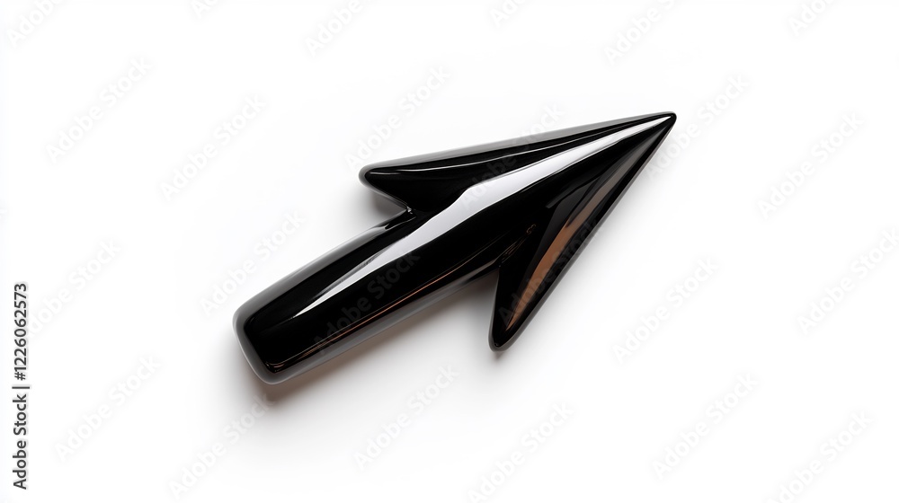 Sleek Black Cursor Arrow: A Minimalist Design Sleek Black Cursor Arrow: A Minimalist Design