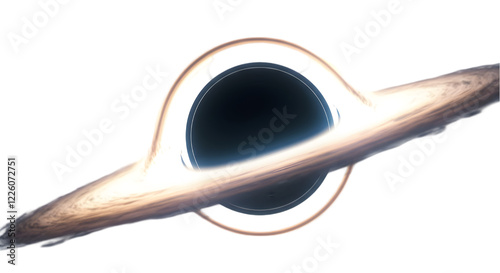 black hole isolated on transparent background, black hole png