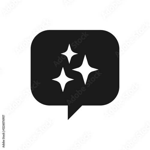 Ai chat. Chatbot. Artificial assistant icon concept isolated on white background. Vector illustration