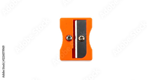 Pencil Sharpener Isolated on White Background. PNG,.,,